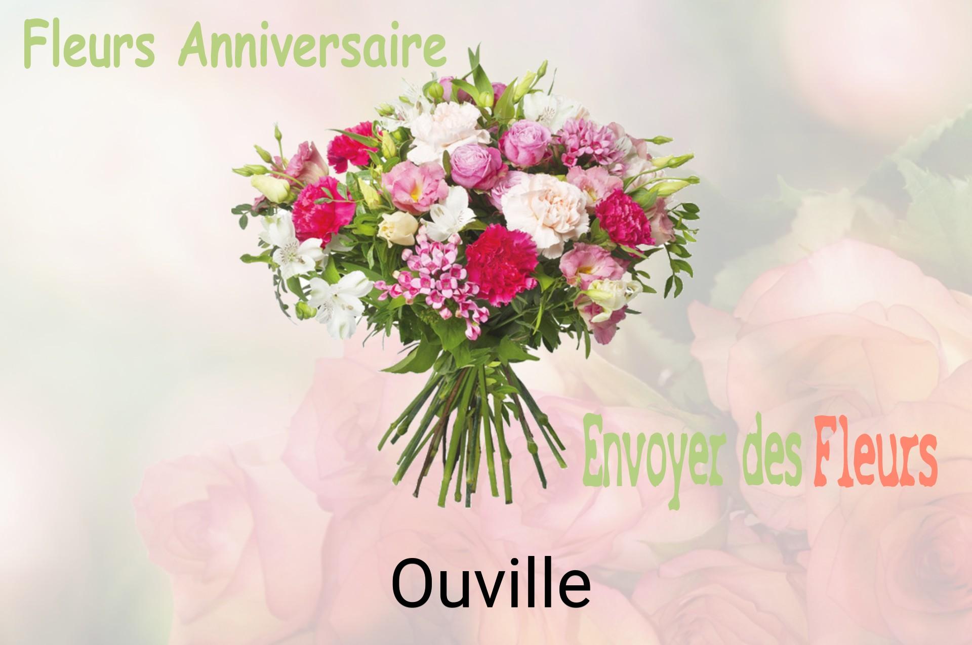Bouquet de fleurs d’anniversaire livré à Ouville